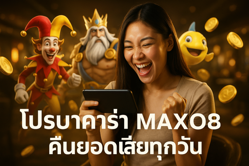 โปรบาคาร่า MAXO8 คืนยอดเสียทุกวัน