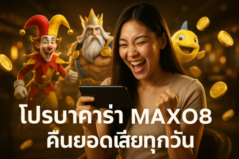 โปรบาคาร่า MAXO8 คืนยอดเสียทุกวัน