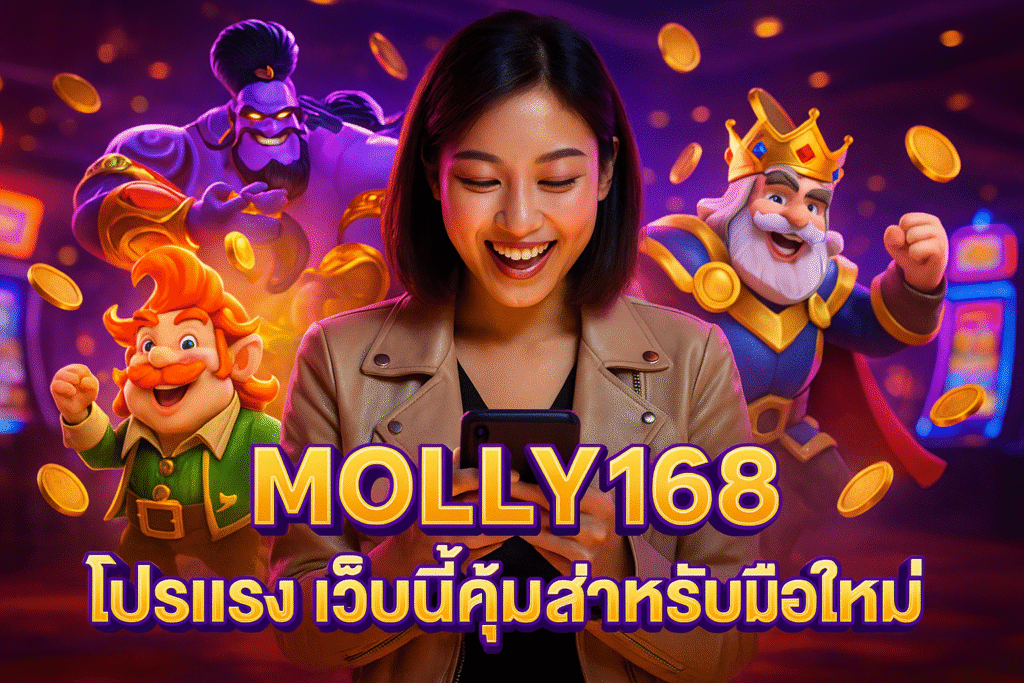 MOLLY168 โปรแรง เว็บนี้คุ้มสำหรับมือใหม่
